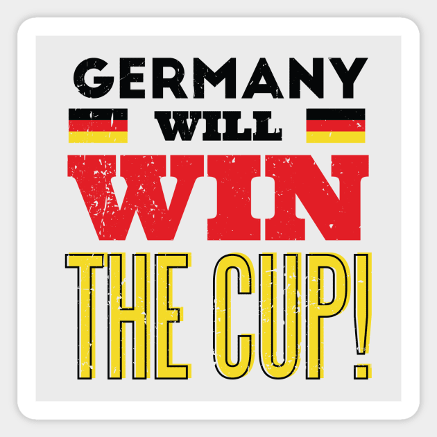 Germany Will Win the Cup Sticker by SLAG_Creative